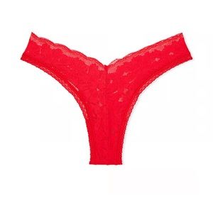 Victoria’s Secret Pink Lacie Brazilian Thong  Panty Underwear. NWT